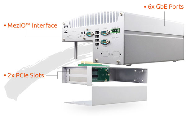 Nuvo-5026E |无风扇控制器|双PCIe插槽